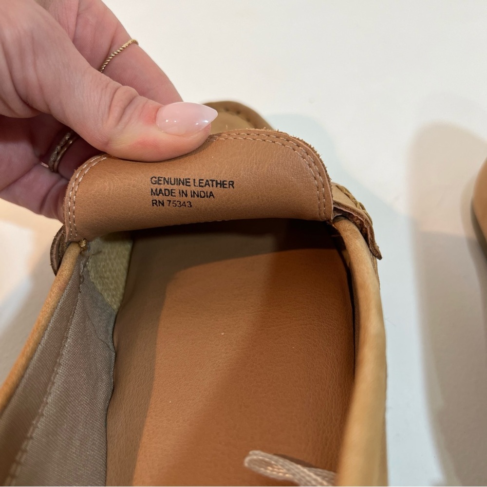 Joie Camel Leather Slip-On Shoes - Picture 9 of 9